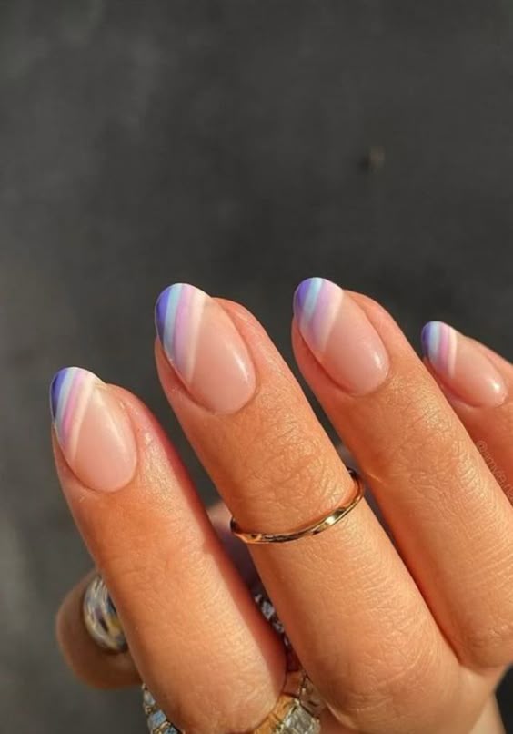 15. Rainbow Triangles with Pastel Color