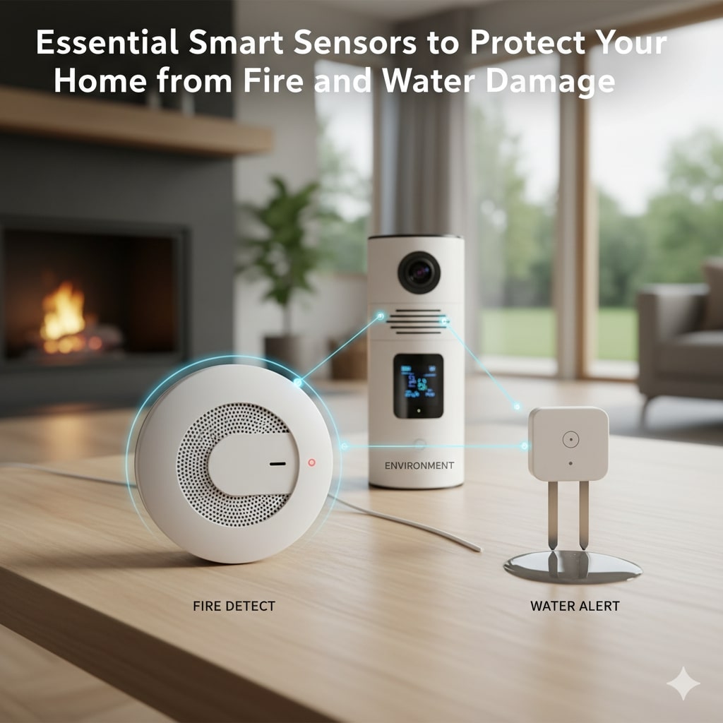 Essential Smart Sensors to Protect Your Home from Fire and Water Damage