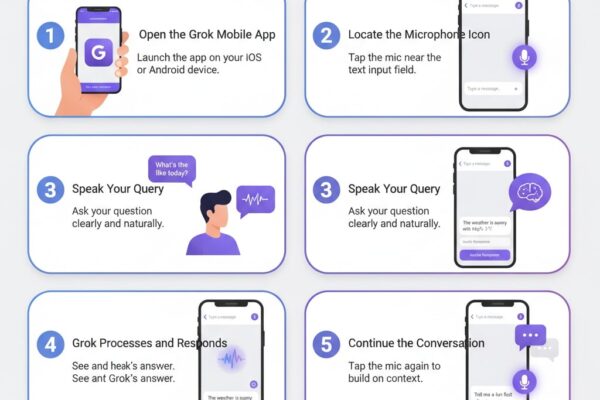 Step-by-Step Guide to Using Grok’s Voice Mode on Mobile Apps Step-by-Step Guide to Using Grok's Voice Mode on Mobile Apps