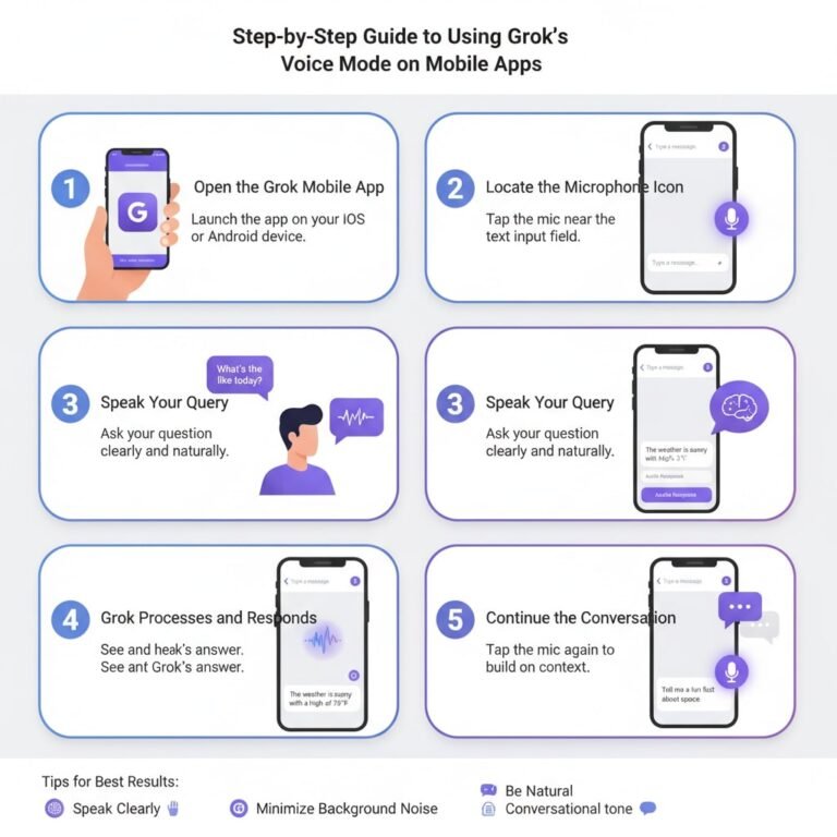 Step-by-Step Guide to Using Grok's Voice Mode on Mobile Apps