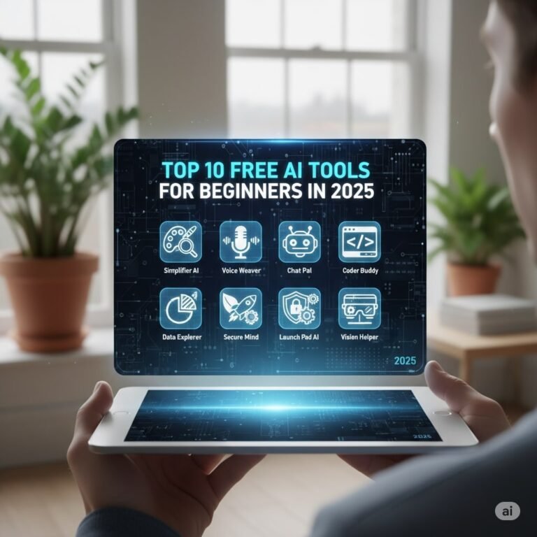 Top 10 Free AI Tools For Beginners in 2025
