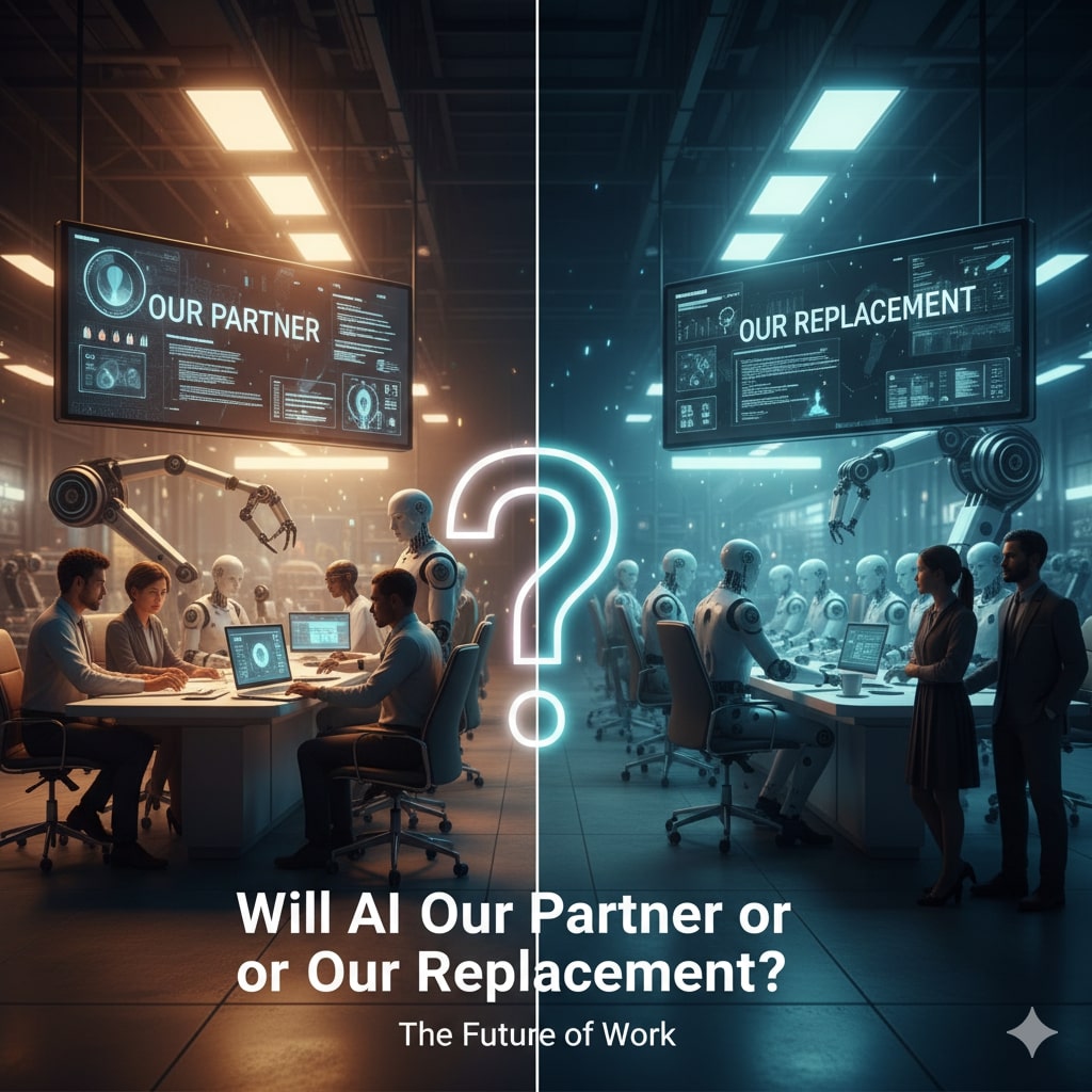Will AI Be Our Partner or Our Replacement The Future of Work