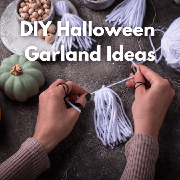 14 Easy DIY Halloween Garland Ideas Using Materials From Home