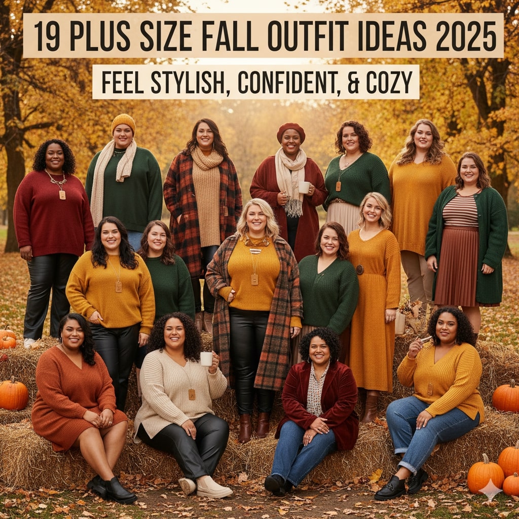 19 Plus Size Fall Outfit Ideas 2025 to Feel Stylish, Confident, and Cozy