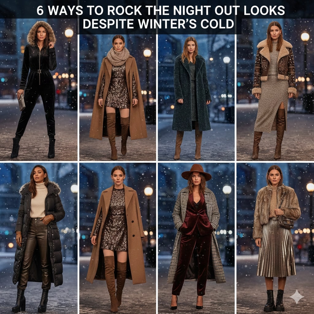 6 Ways To Rock The Night Out Looks Despite Winter’s Cold
