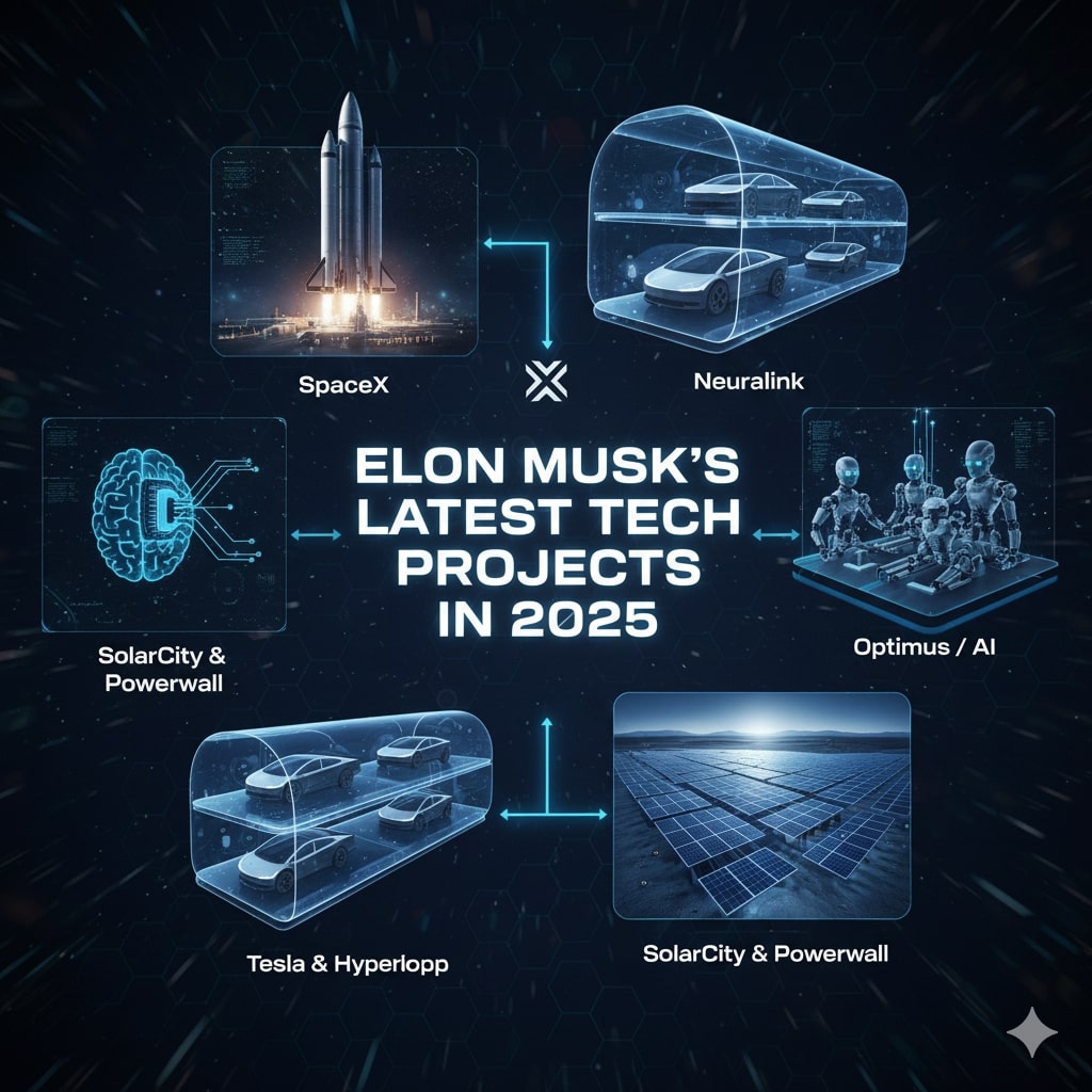 Elon Musk’s Latest Tech Projects in 2025