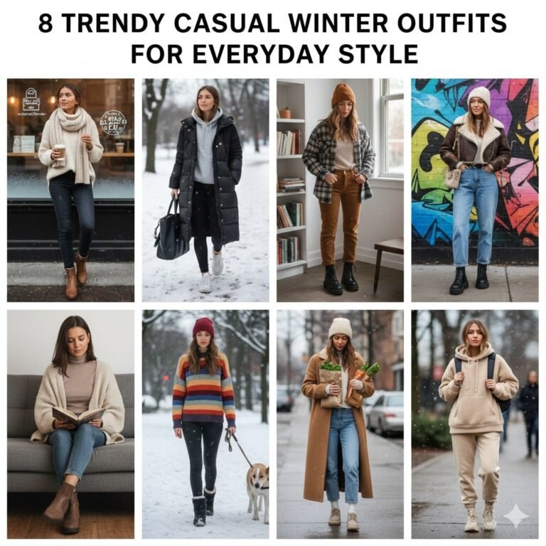 8 Trendy Casual Winter Outfits for Everyday Style