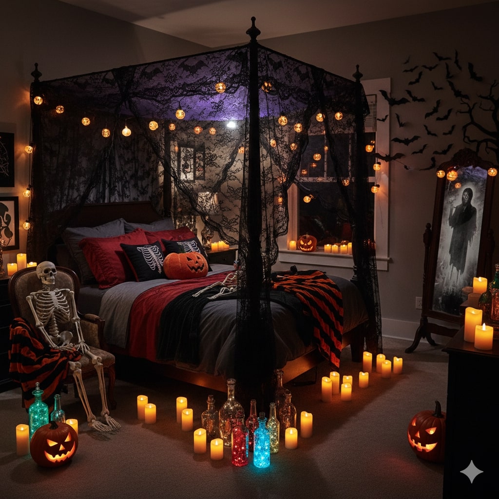 10 Halloween Bedroom Decor Ideas to Create a Spooky Sleep Space