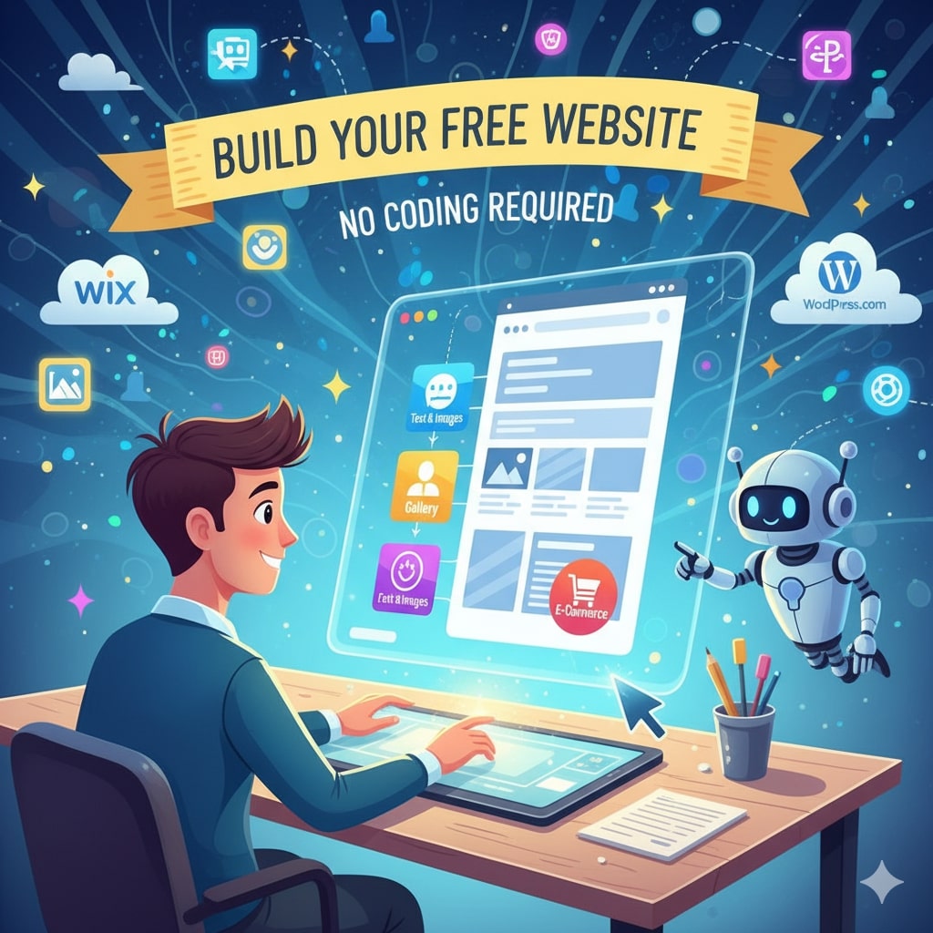 How to Build a Free Website Without Coding