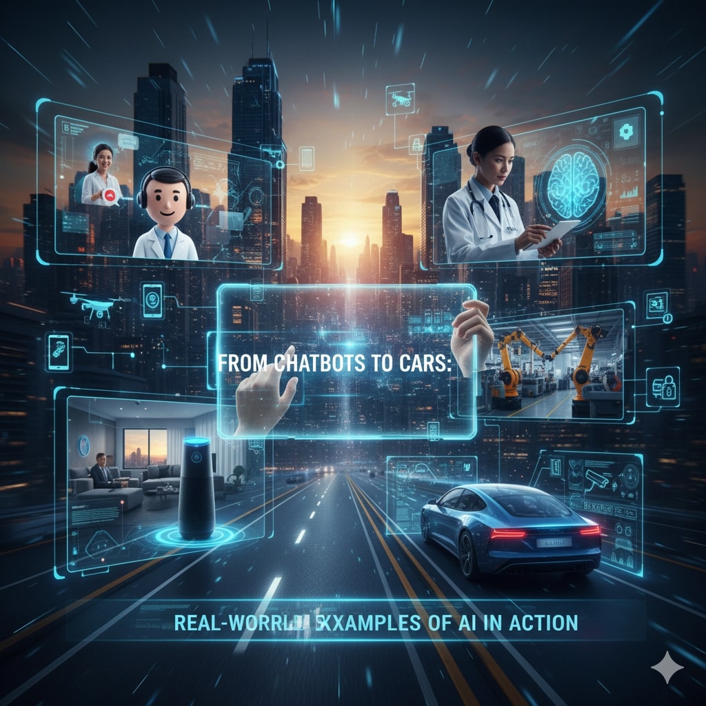 rom Chatbots to Cars: Real-World Examples of AI in Action