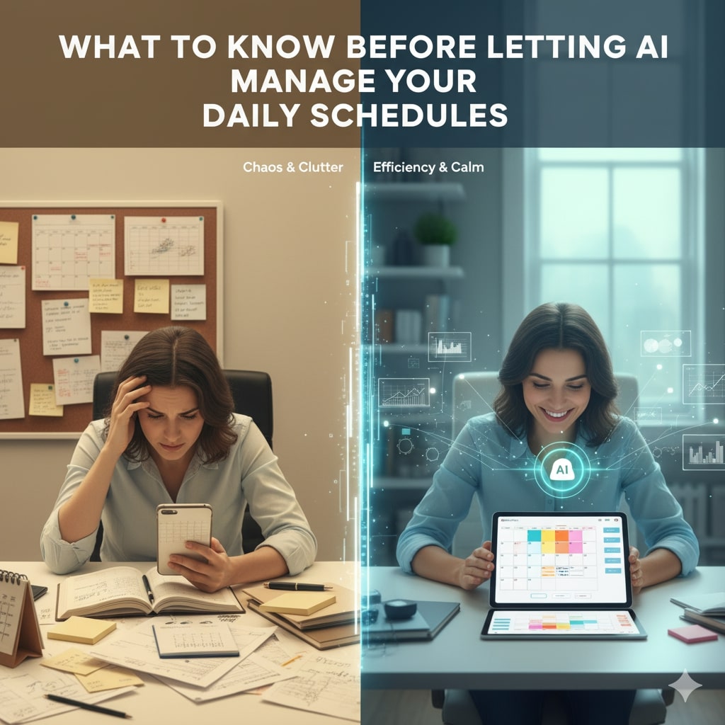 What to Know Before Letting AI Manage Your Daily Schedules
