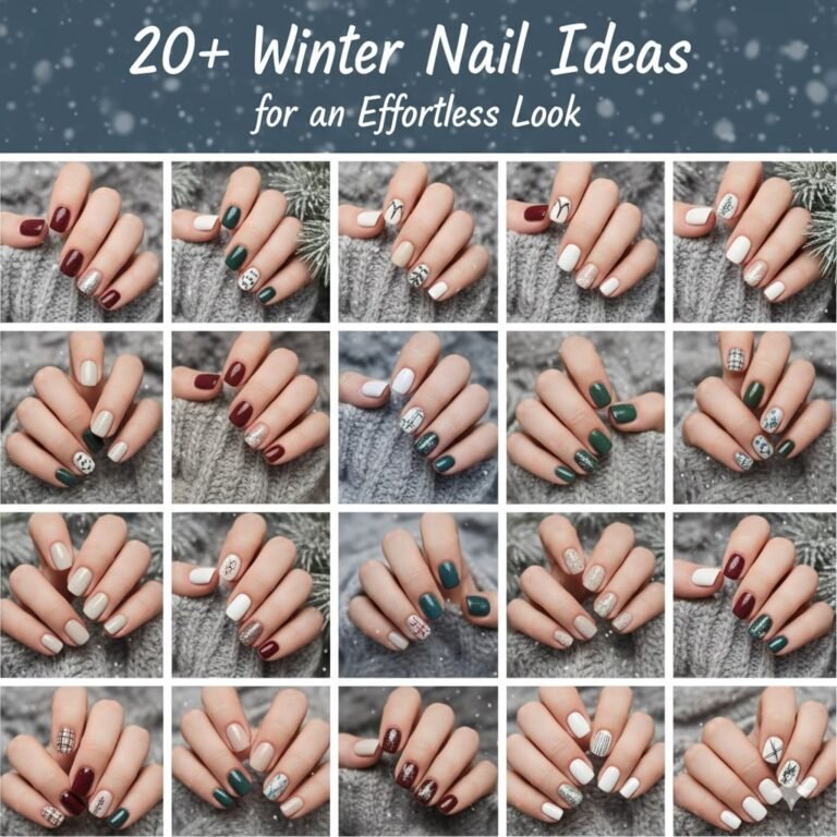 20+ Winter Nail Ideas for an Effortless Look