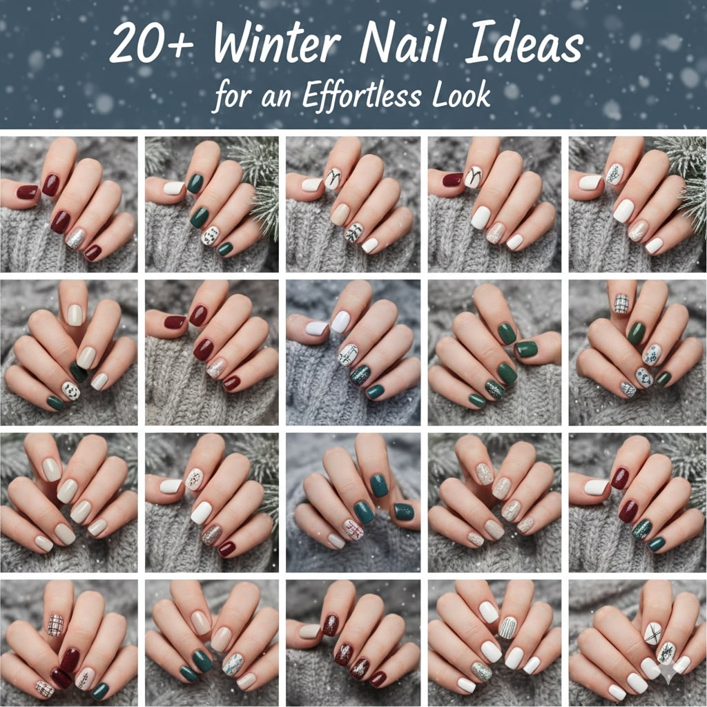 20+ Winter Nail Ideas for an Effortless Look