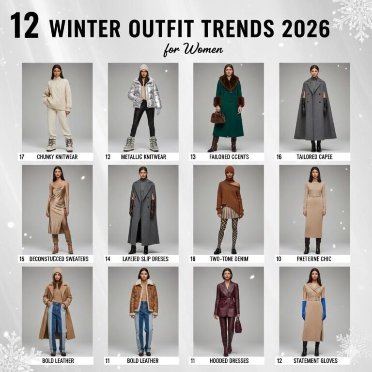 12 Winter Outfit Trends 2026 for Women