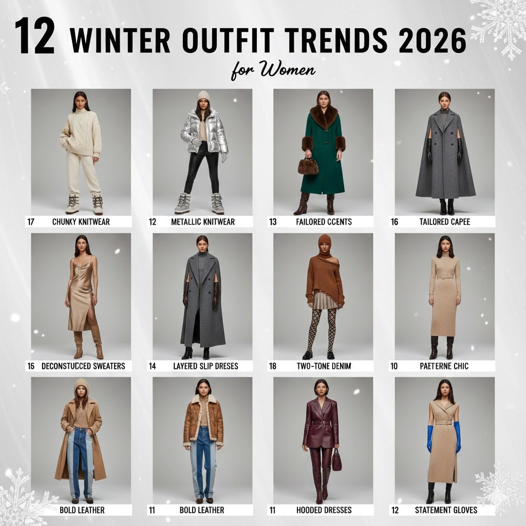 12 Winter Outfit Trends 2026 for Women