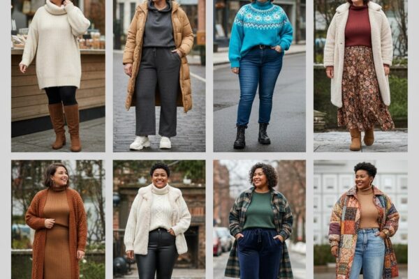 10 Plus Size Comfy Winter Outfits For Curvy Women