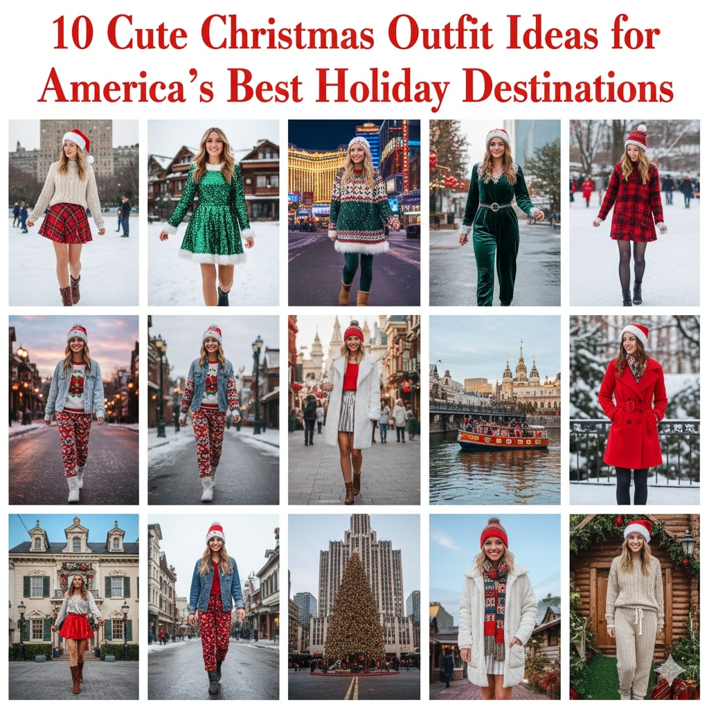 10 Cute Christmas Outfit Ideas for America’s Best Holiday Destinations