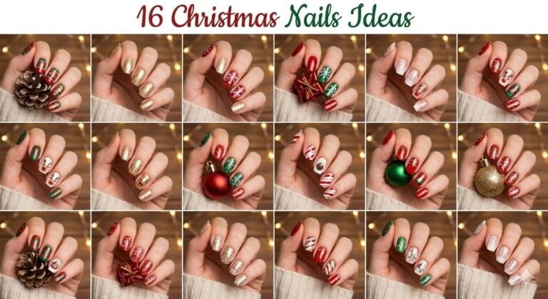 16 Christmas Nails Ideas