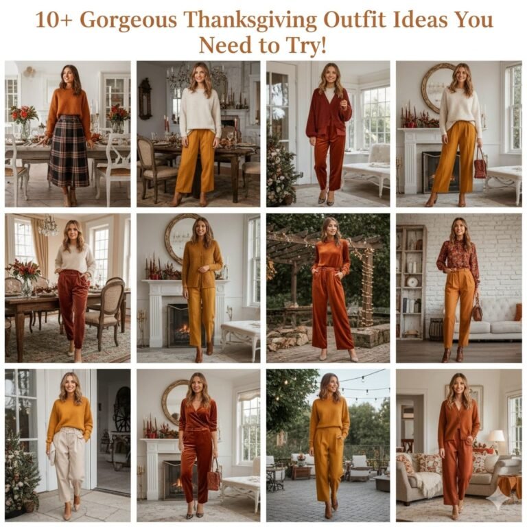 10+ Gorgeous Thanksgiving Outfit Ideas You Need to Try!