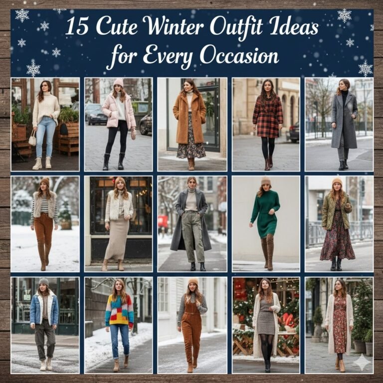 15 Cute Winter Outfit Ideas for Every Occasion