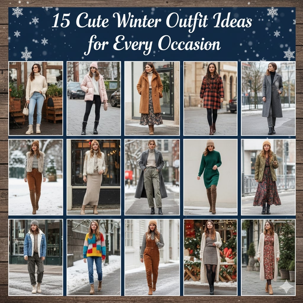 15 Cute Winter Outfit Ideas for Every Occasion