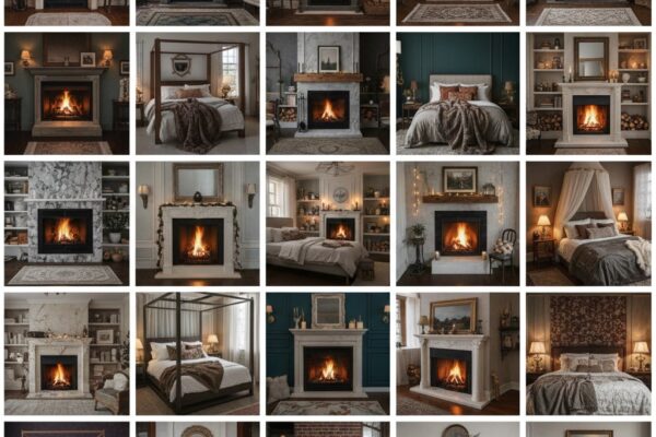 21 Cozy Bedroom Decor Ideas Featuring Fireplaces