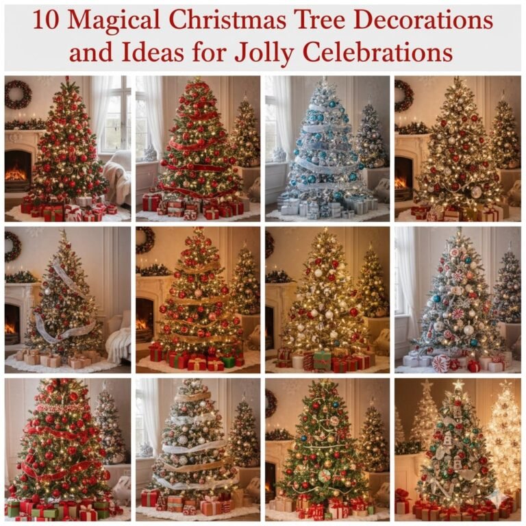 10 Magical Christmas Tree Decorations and Ideas for Jolly Celebrations