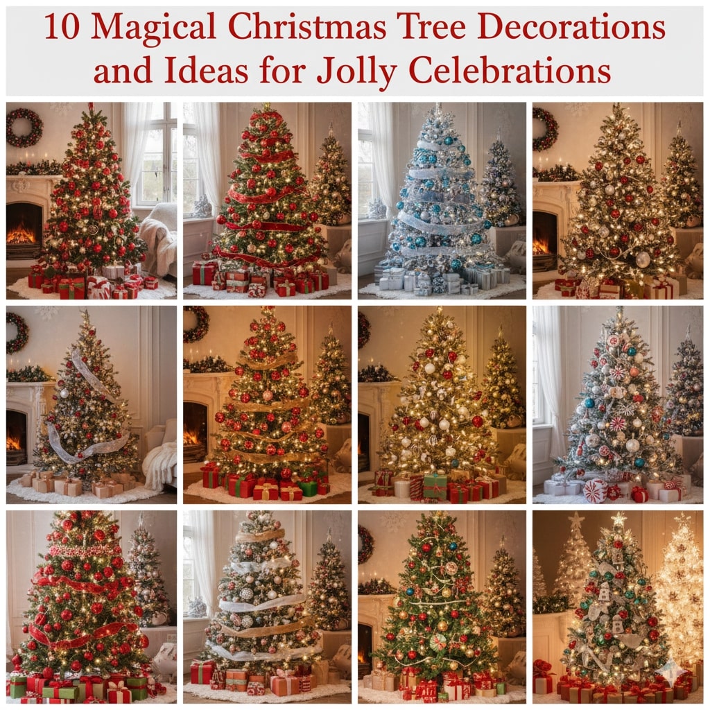 10 Magical Christmas Tree Decorations and Ideas for Jolly Celebrations