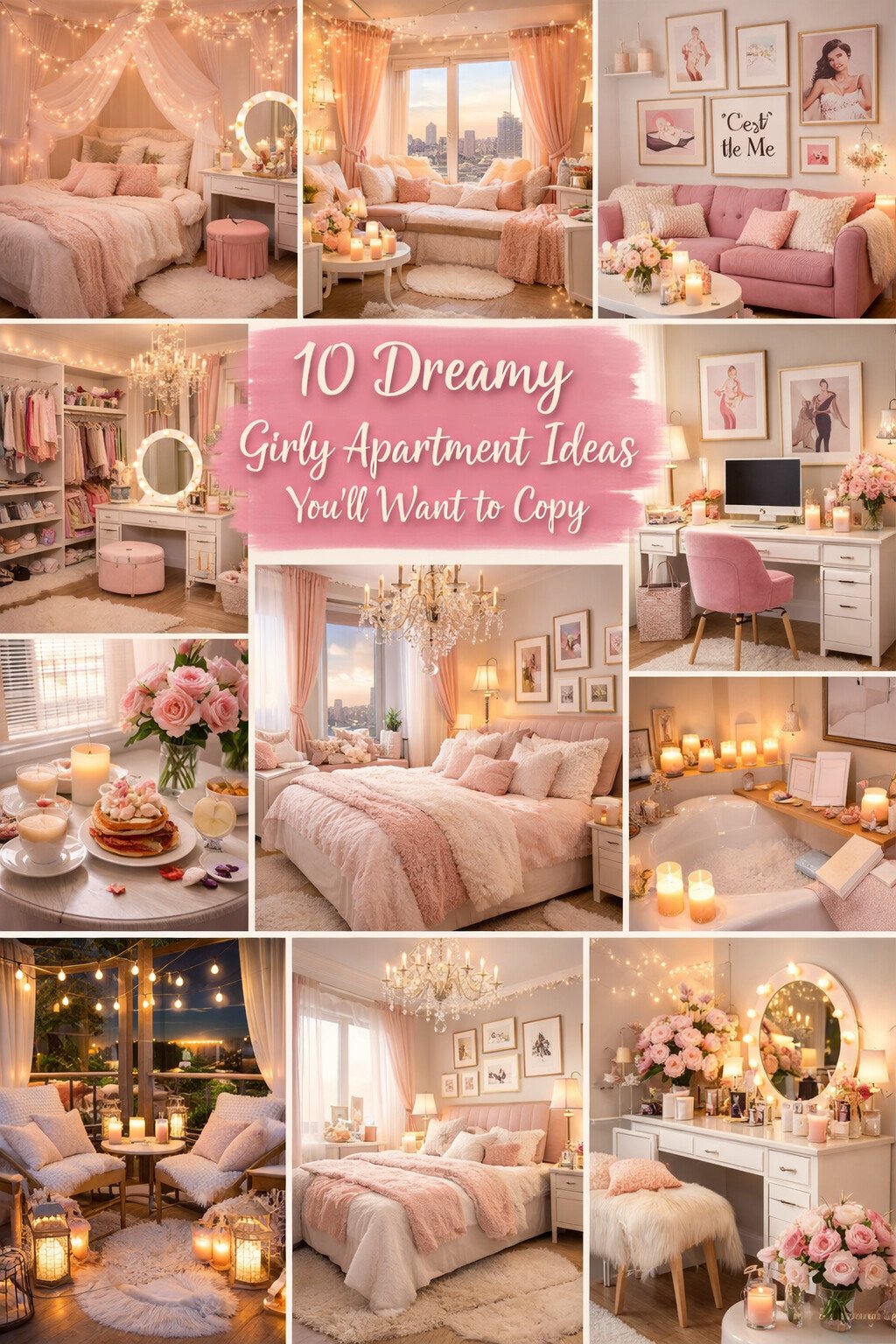 10 Dreamy Girly Apartment Ideas You’ll Want to Copy