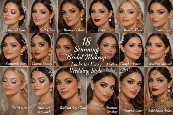 18 Stunning Bridal Makeup Looks for Every Wedding Style