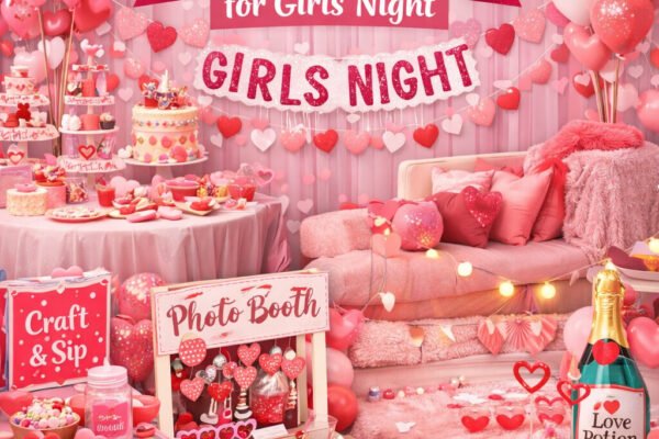 15 Fun Galentines Party Decor Ideas for Girls Night