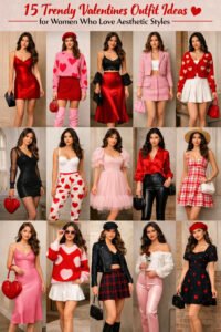 15 Trendy Valentines Outfit Ideas for Women Who Love Aesthetic Styles