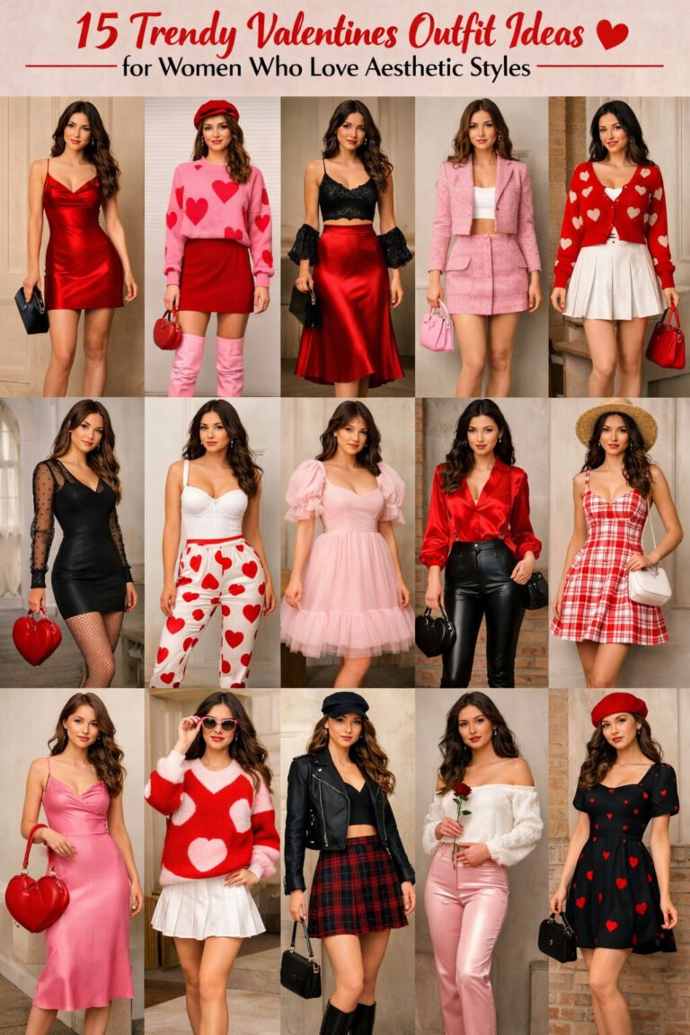 15 Trendy Valentines Outfit Ideas for Women Who Love Aesthetic Styles