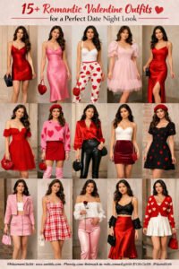 15+ Romantic Valentine Outfits for a Perfect Date Night Look