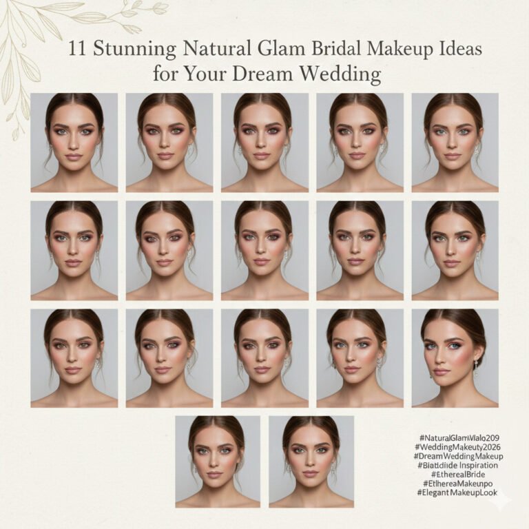 11 Stunning Natural Glam Bridal Makeup Ideas for Your Dream Wedding
