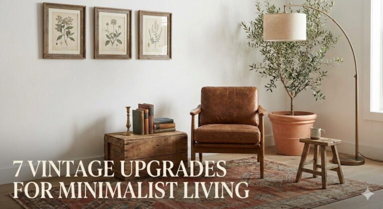 7 Vintage Room Decor Upgrades for Minimalist Living You’ll Love Forever