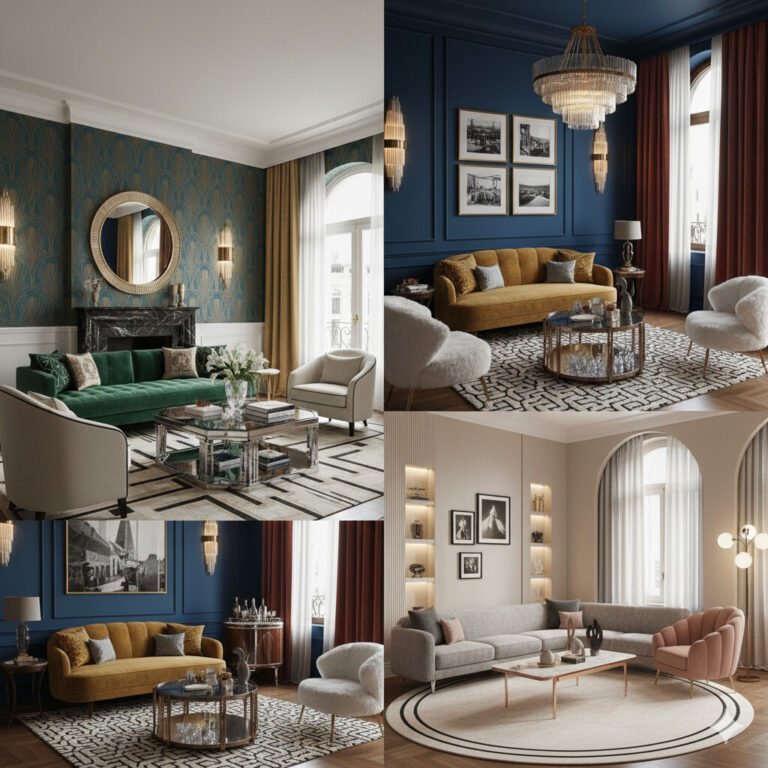 Art Deco Living Room Ideas: Timeless Glamour & Style
