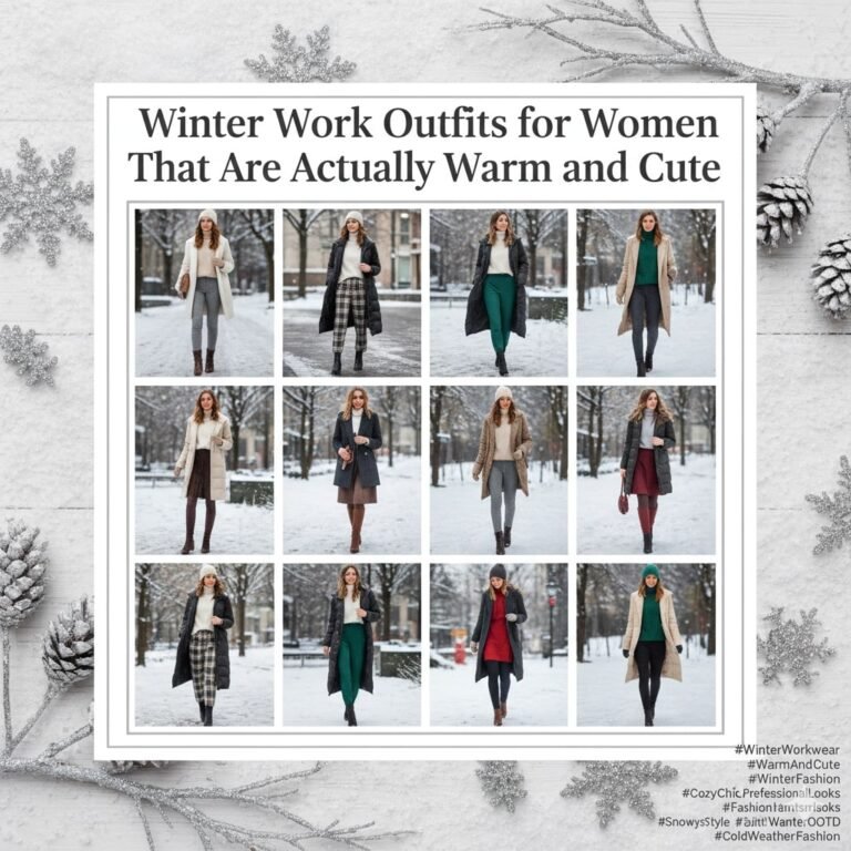 Winter Work Outfits for Women That Are Actually Warm and Cute