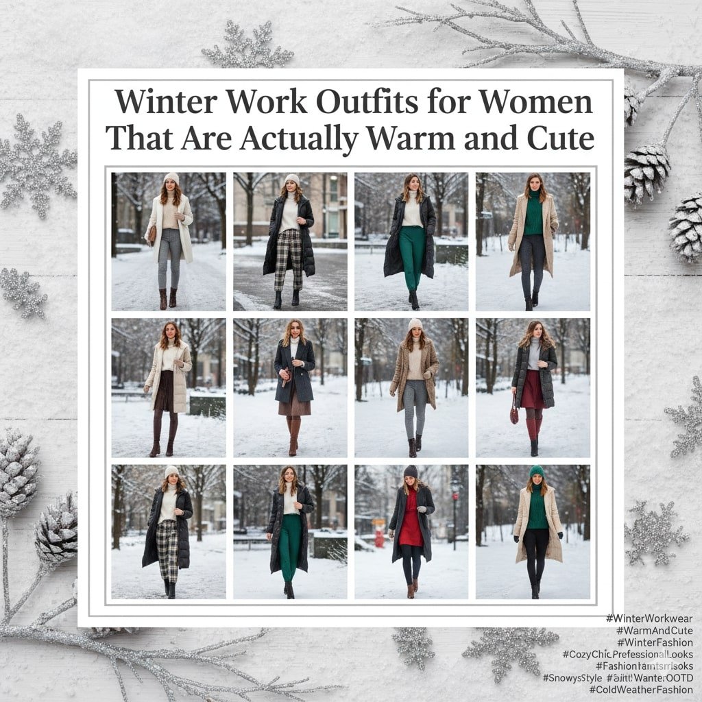 Winter Work Outfits for Women That Are Actually Warm and Cute