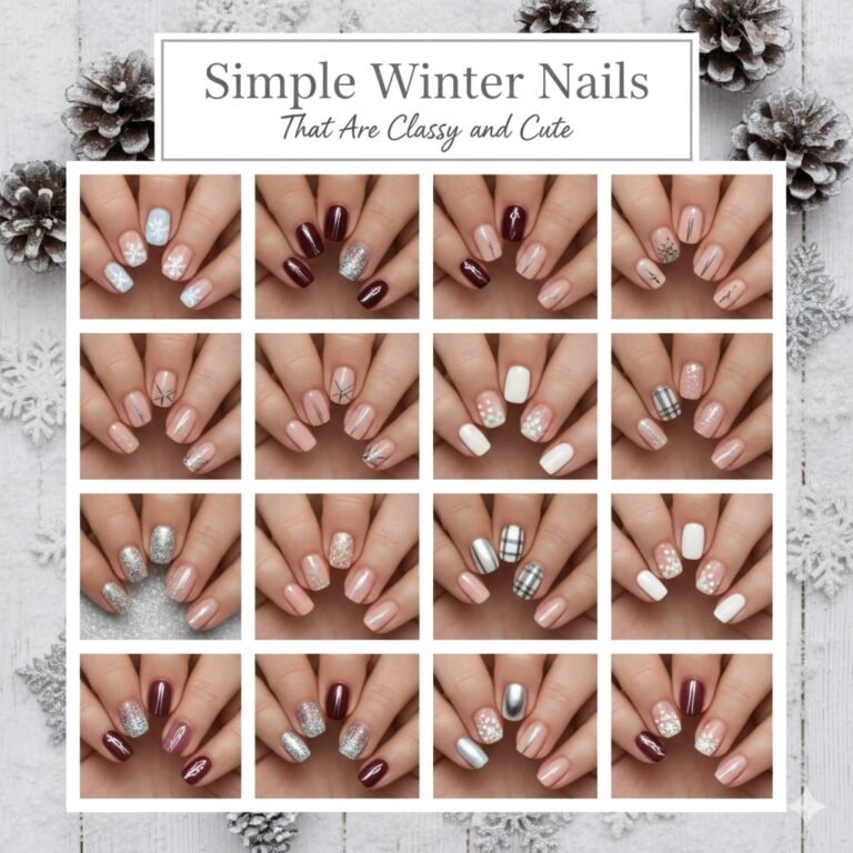 Simple Winter Nails Ideas That Are Classy and Cute