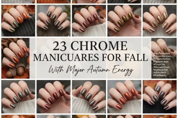 23 Chrome Manicures for Fall With Major Autumn Energy