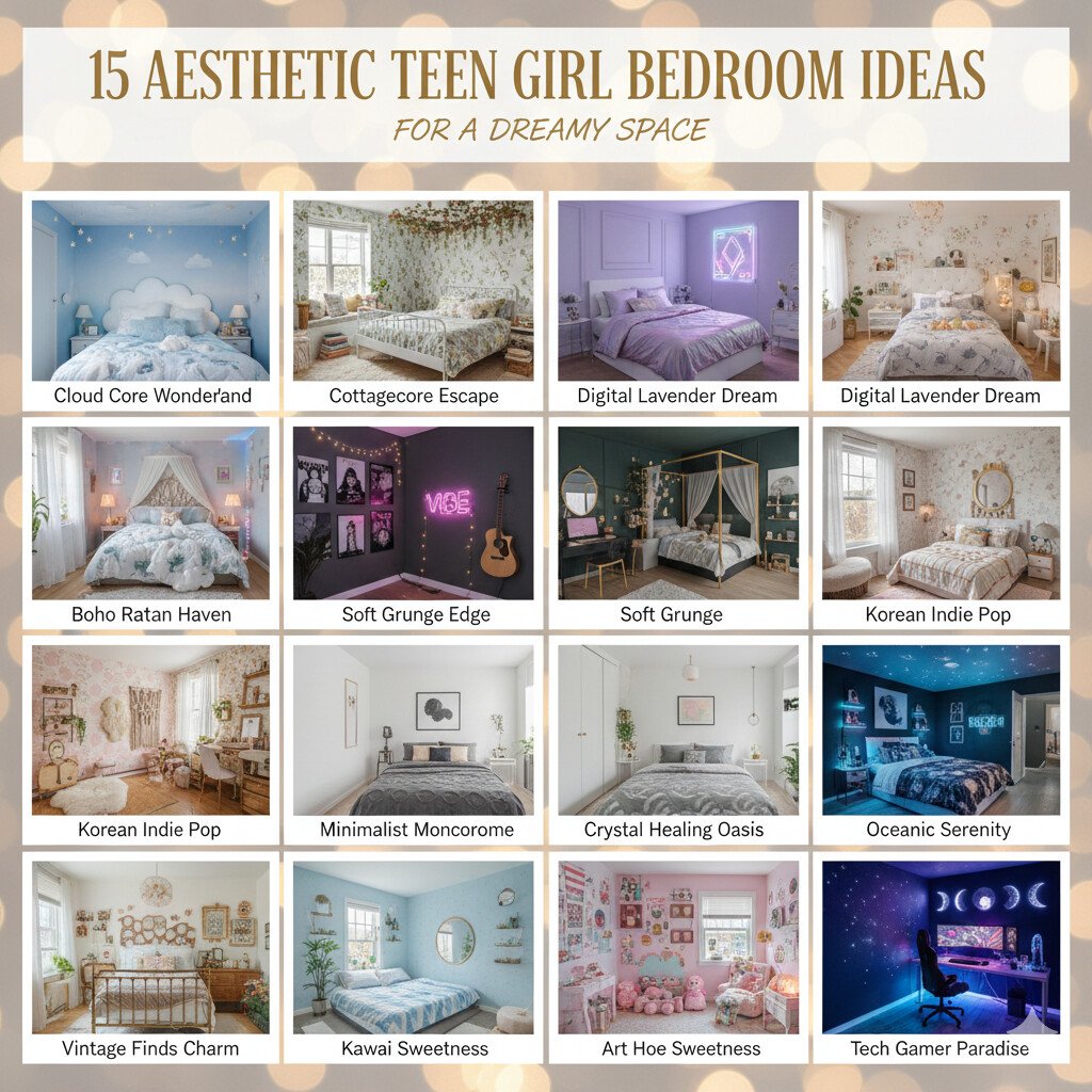 15 Aesthetic Teen Girl Bedroom Ideas for a Dreamy Space