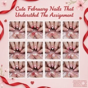 Cute February Nails That Understood the Assignment