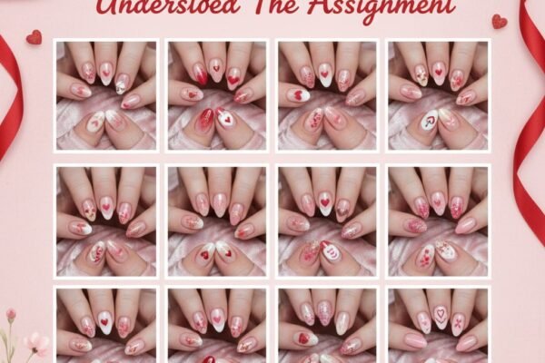 Cute February Nails That Understood the Assignment