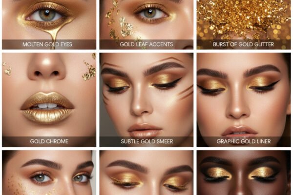 Gold Makeup Ideas That Add Luxe Shine To Any Look