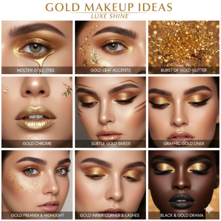 Gold Makeup Ideas That Add Luxe Shine To Any Look