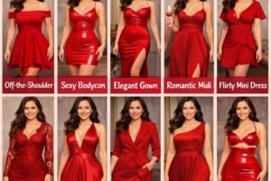 10 Romantic Red Dresses to Slay on 2025 Valentine’s Day