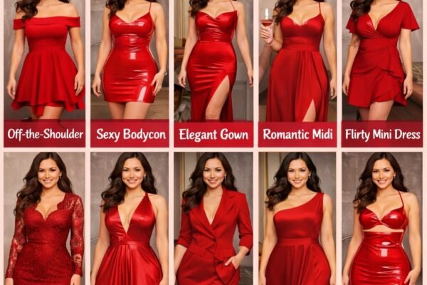 10 Romantic Red Dresses to Slay on 2025 Valentine’s Day