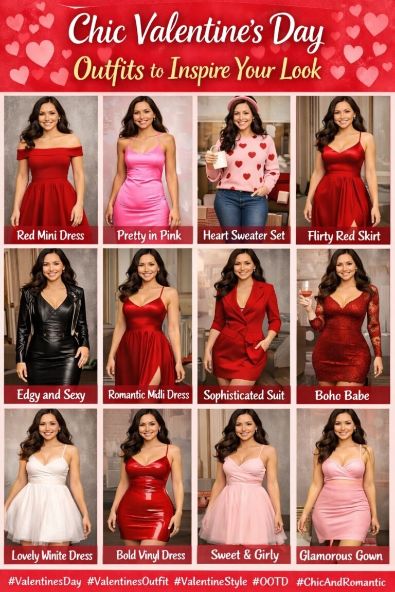 18 Chic Valentine’s Day Outfits to Inspire Your Look
