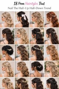 18 Prom Hairstyles That Nail The Half-Up Half-Down Trend